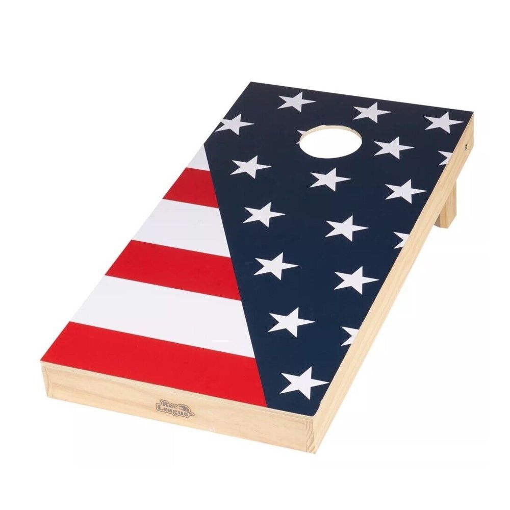 2β American flag Cornhole Decal Sticker